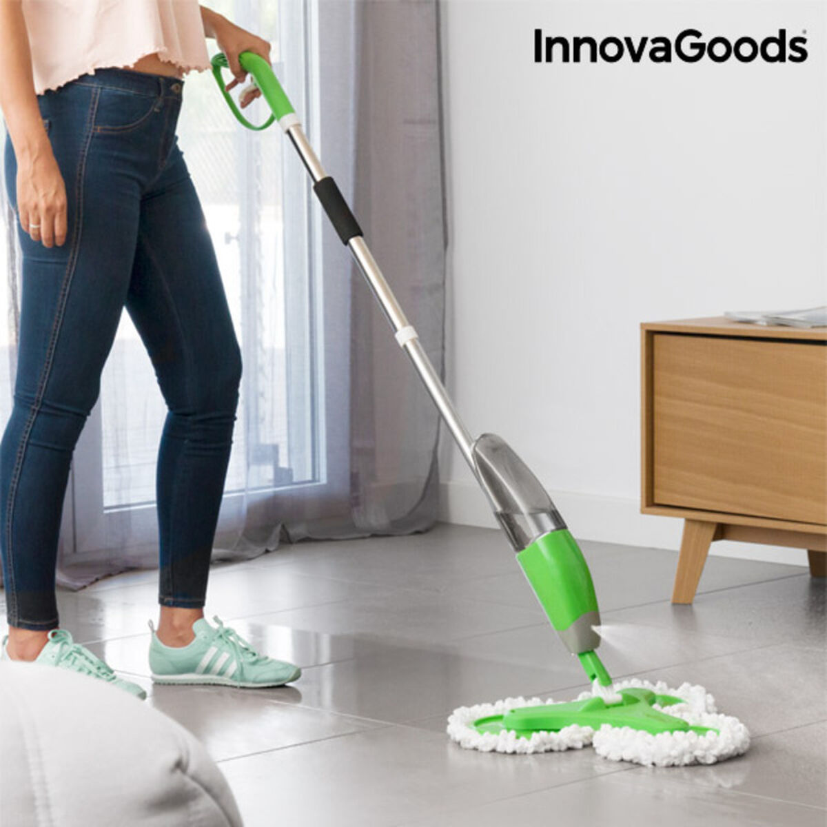 Triple Dust-Mop with Spray Trimoppy InnovaGoods